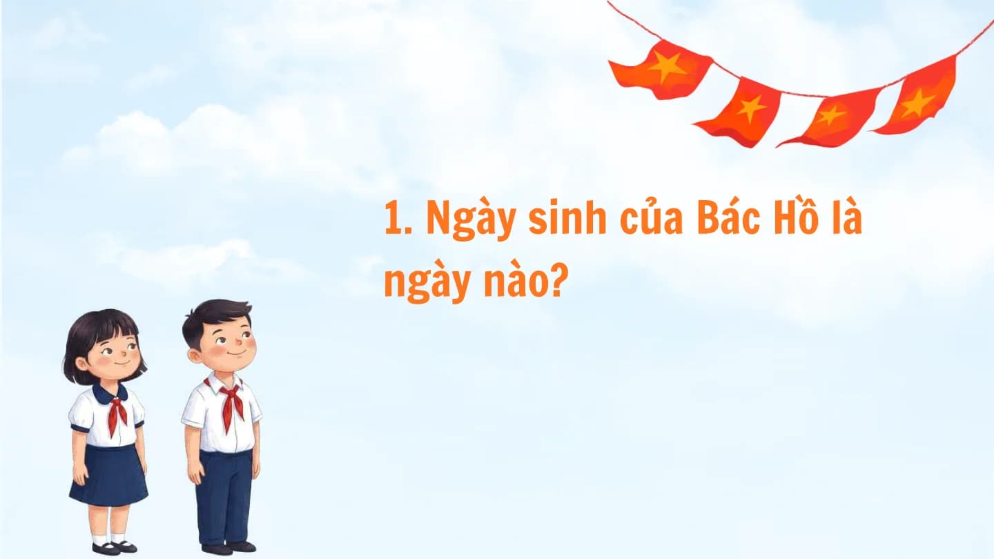 Ngày sinh của Bác Hồ là ngày nào?
